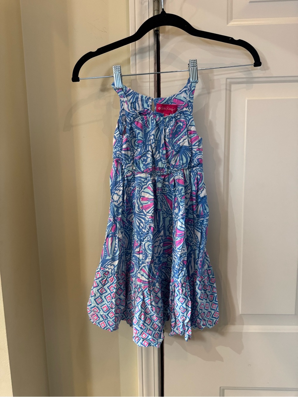Lilly Pulitzer Girls' Blue & Pink Printed Sundress 2T‎ for target